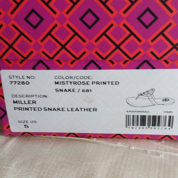 Pink Snake Tory Burch Millers - Picture 5 of 6